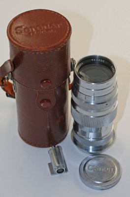 Lens with Case, Cap & Finder