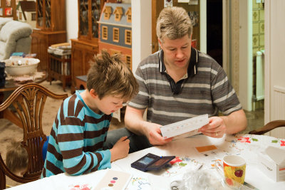 Ben & James Setting Up Nintendo