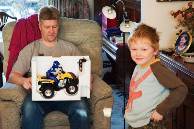 James & Sam With Quad Bike,  2612