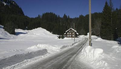 Kleinwalsertal - Winterwanderung Hörnlepass / Waldhaus