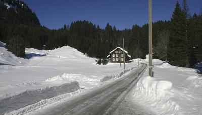 Kleinwalsertal - Winterwanderung Hrnlepass / Waldhaus