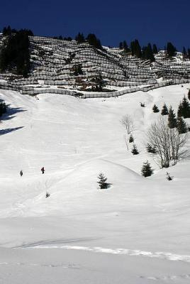 Kleinwalsertal - Winterwanderung Höhenweg Fuchsfarm nach Baad