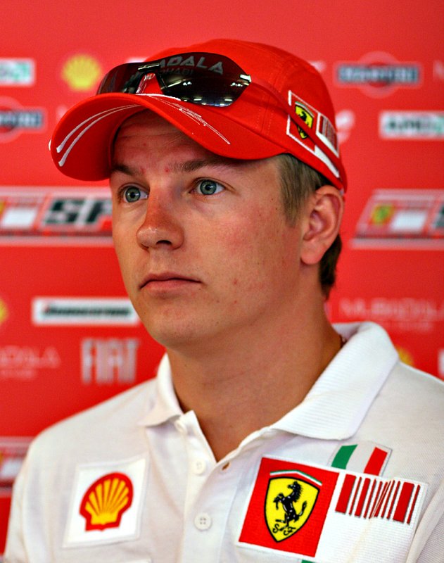 The 2007 World Champion: Kimi Raikkonen
