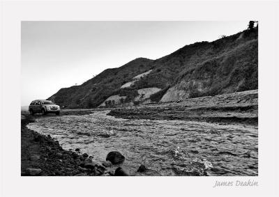 Mt. Pinatubo, Philippines: There are several river passes to make before making it to the base