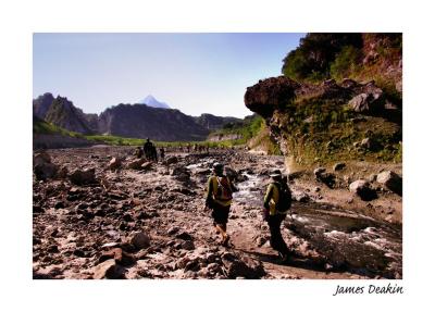 There is such a stark contrast in the landscape as you climb up the mountain