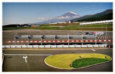 Toyota test rack, Fuji Speedway, Japan