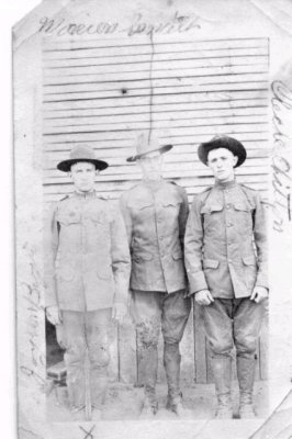 Jayson Boyet on left war service photo