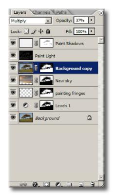 Layers Palette Screenshot