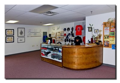 Reception and Pro Shop