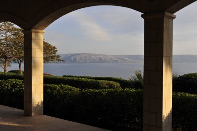 The Sea of Galilee from the Church of the Beatitudes