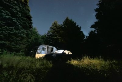 night at the camper