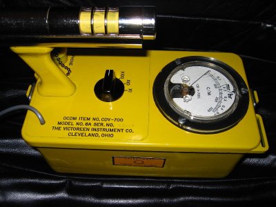 Civil Defense Geiger Counter CD V-700 Victoreen 6a