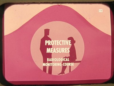 Civil Defense Training Slides 1960's - Radiation Monitoring