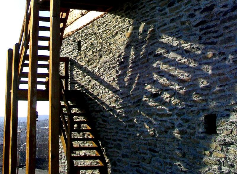 escalier du fortin d'Edmunston
