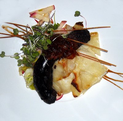 assiette de boudin noir