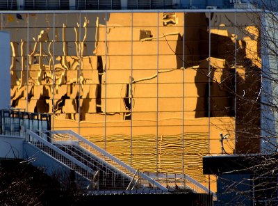 miroir cuivr du casino