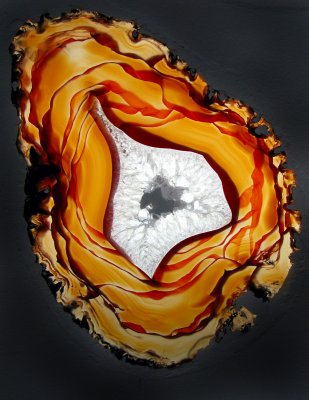 Agate en forme de poire