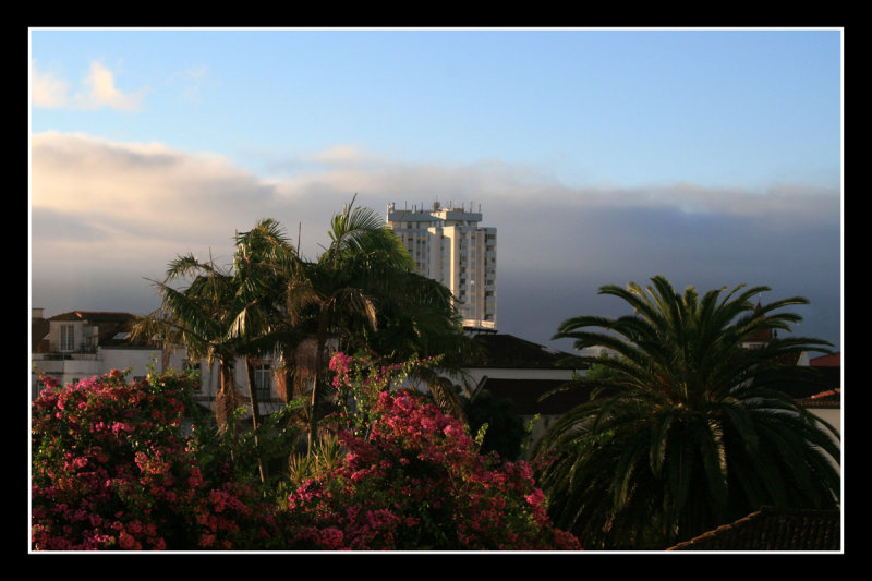 Ponta Delgada from hotel room