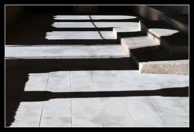 Shadows in the portico - Nuestra Seora del Rivero