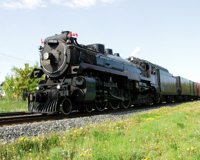 CP Rail's Engine 2816 returns to Brandon