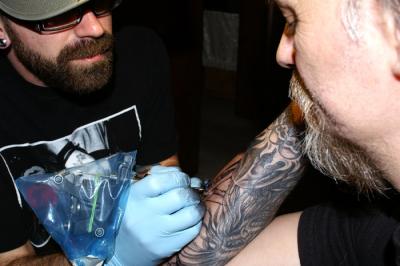 Todd Inks the Sleeve