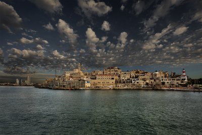 Old Jaffa Harbour .