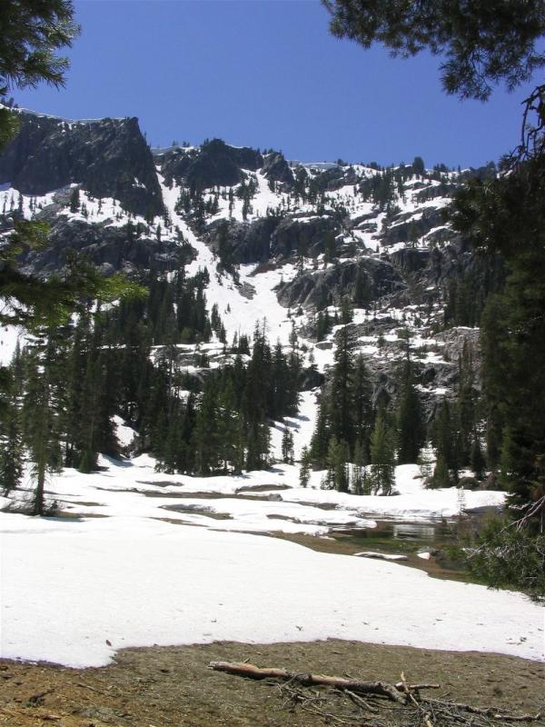 Russian Creek cirque, on the old PCT