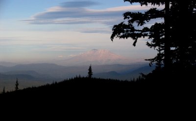 Mt St Helens from the PCT near Mt Adams