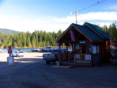 Smallest store on PCT, Hyatt Lake