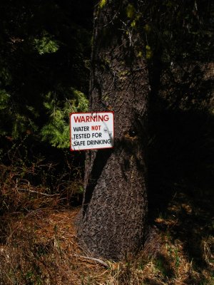 Big Springs sign- Great Water!
