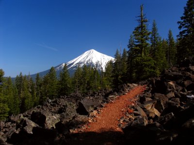 Red Cinder trail carpet