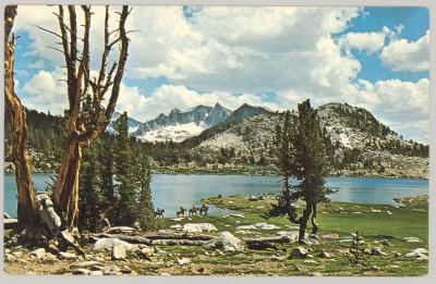 Virginia Lake postcard from 1967