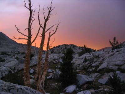 Three Island Lake sunset after fierce thunderstorms