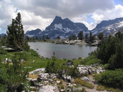 Banner and Ritter Peaks in Ansel Adams Wilderness