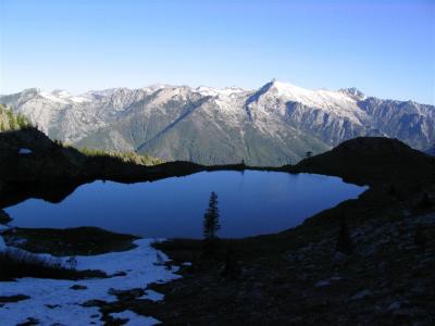 Diamond Lake in the morning