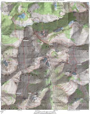 Alps High Route. This map shows most  of the xc  routes I've hiked. Hike at your own risk!!