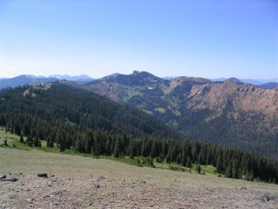 Kings Castle from the Pacific Crest Trail, looking south