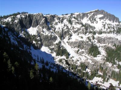 Russian Creek cirque wall