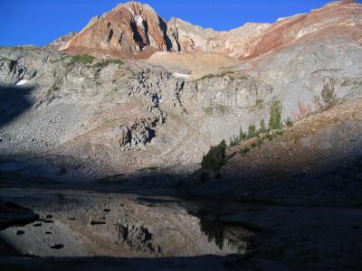 Red and White Mtn from McGee Lake basin