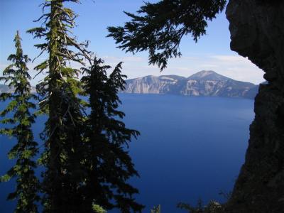 Along rim trail on west rim