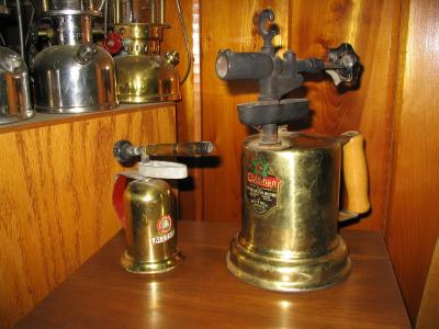Lenk Alcohol and Coleman brass  blow torches