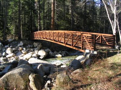 Grider Creek PCT bridge at campground