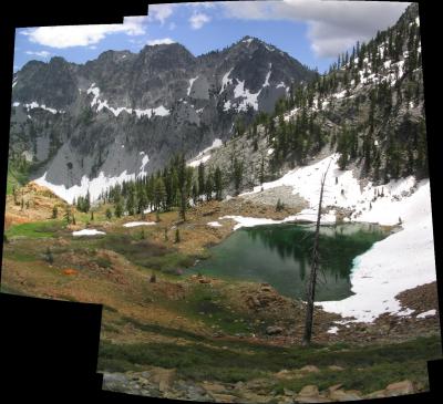 Luella Lake panorama