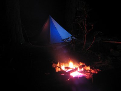 Camp on Grider creek