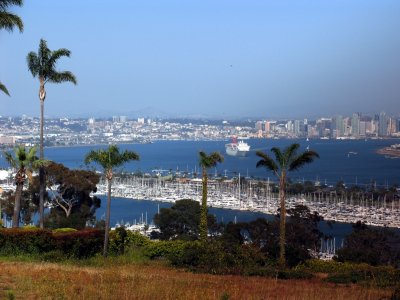 Carnival Elation leaving San Diego