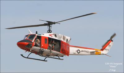 UH-1N Iroquois similated rescue
