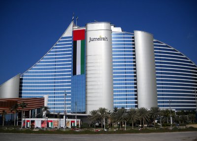 Jumeirah-Hotel With UAE Flag