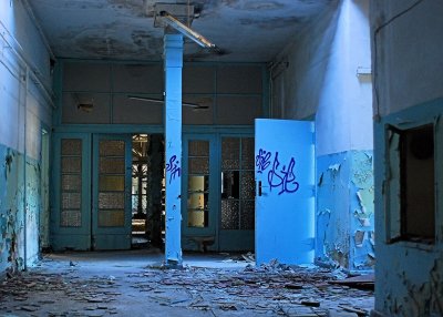 All in blue