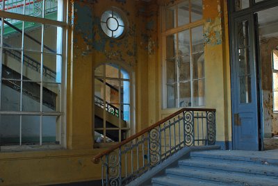 the entrance hall