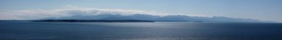 Olympic Mountains from the bluff at Ebey's Landing